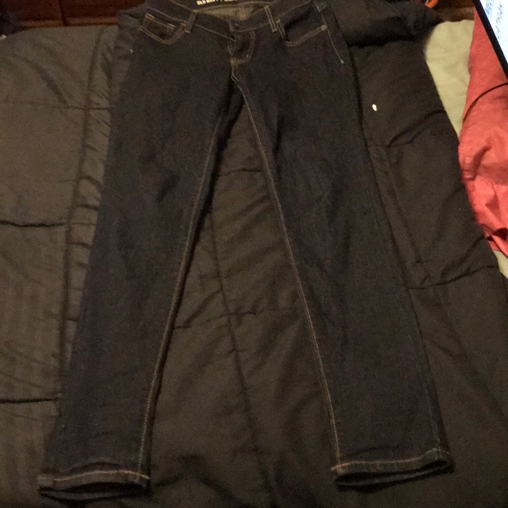 Old Navy super skinny mid-rise jeans